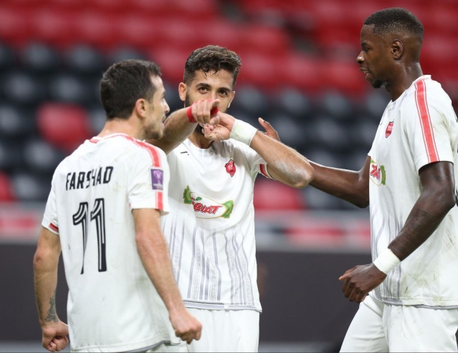 الریان 1 - پرسپولیس 1 / امید سرخ ها کمرنگ تر شد