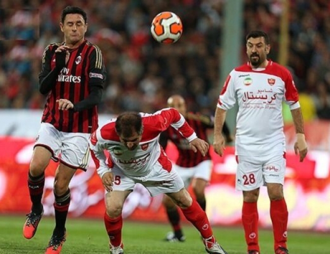یازده سال گذشت؛ پیشکسوتان پرسپولیس 1 - ستارگان میلان 3