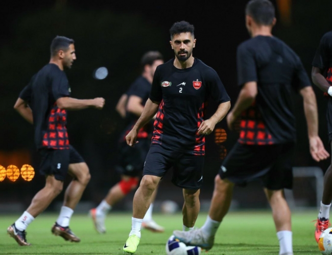 بازگشت امید عالیشاه به تمرینات پرسپولیس بعد از 23 روز