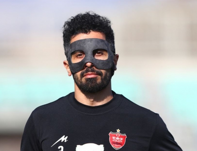 بازگشت امید عالیشاه به تمرینات گروهی پرسپولیس با گارد مخصوص