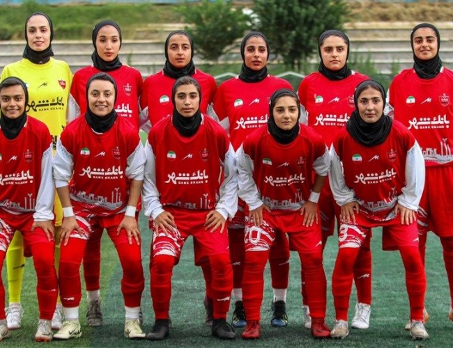 تیم فوتبال زنان پرسپولیس لیگ برتری شد