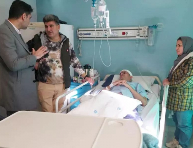 پیمان حدادی در بیمارستان فیاض‌بخش؛ حمایت باشگاه پرسپولیس از مهدی زرقانی