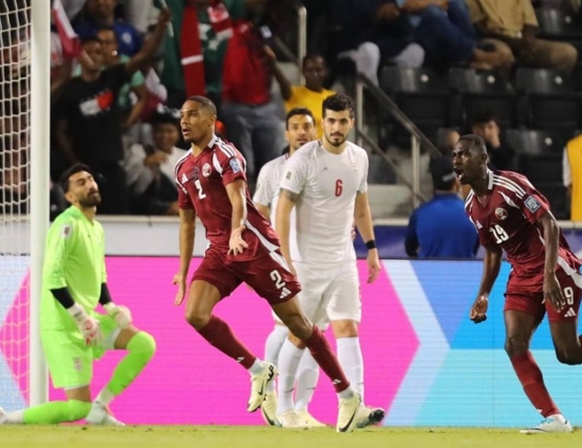 قطر 1 - ایران 0 / 10 نفره شدن کار یوزها را سخت کرد