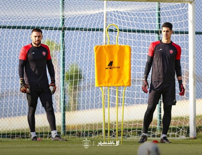 رقابت دوستانه نیازمند و گندوز در اردوی پرسپولیس
