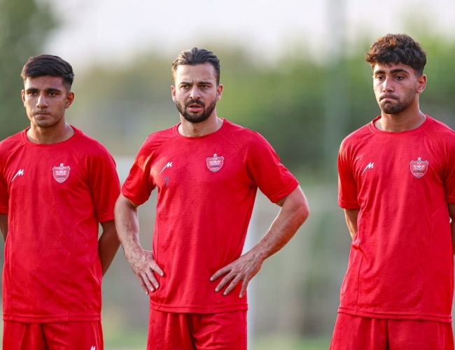 تمرین پرسپولیس با 10 جوان از آکادمی
