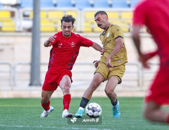 درخشش مجتبی فخریان در دیدار تدارکاتی پرسپولیس ؛ شوت به تیرک و نقش مستقیم در گل اول