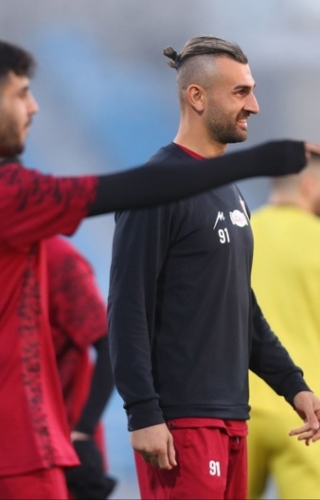 اولین تمرین سردار دورسون با پرسپولیس + عکس