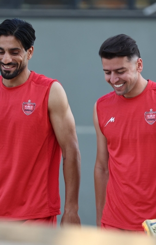 اولین تمرین ابرقویی و عمری با پرسپولیس