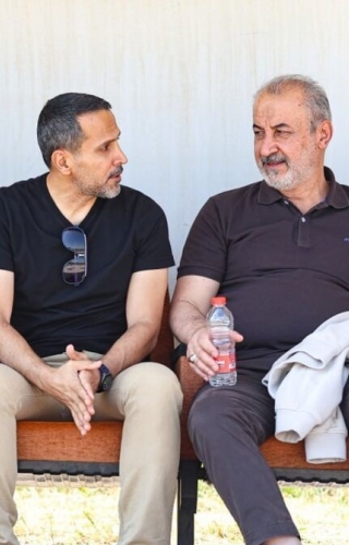 حضور محمد مایلی‌ کهن و حامد کاویانپور در تمرین پرسپولیس برای حمایت از تیم