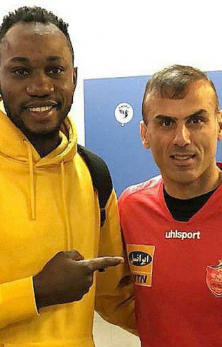 اولین حضور اوساگونا در تمرین پرسپولیس