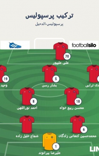 بررسی ترکیب پرسپولیس مقابل الدحیل؛ ۴ تغییر نسبت به دربی