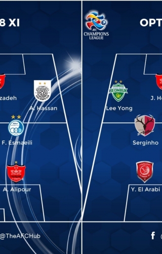 سه پرسپولیسی در تیم منتخب آسیا در سال 2018