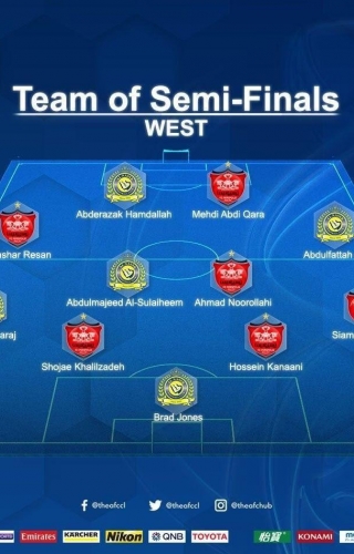 ۶ پرسپولیسی در تیم منتخب نیمه نهایی لیگ قهرمانان آسیا